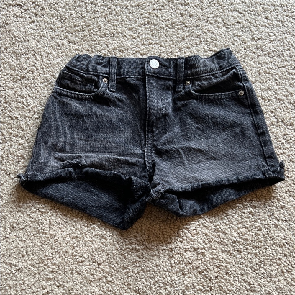 Old Navy Kids Black Denim Shorts